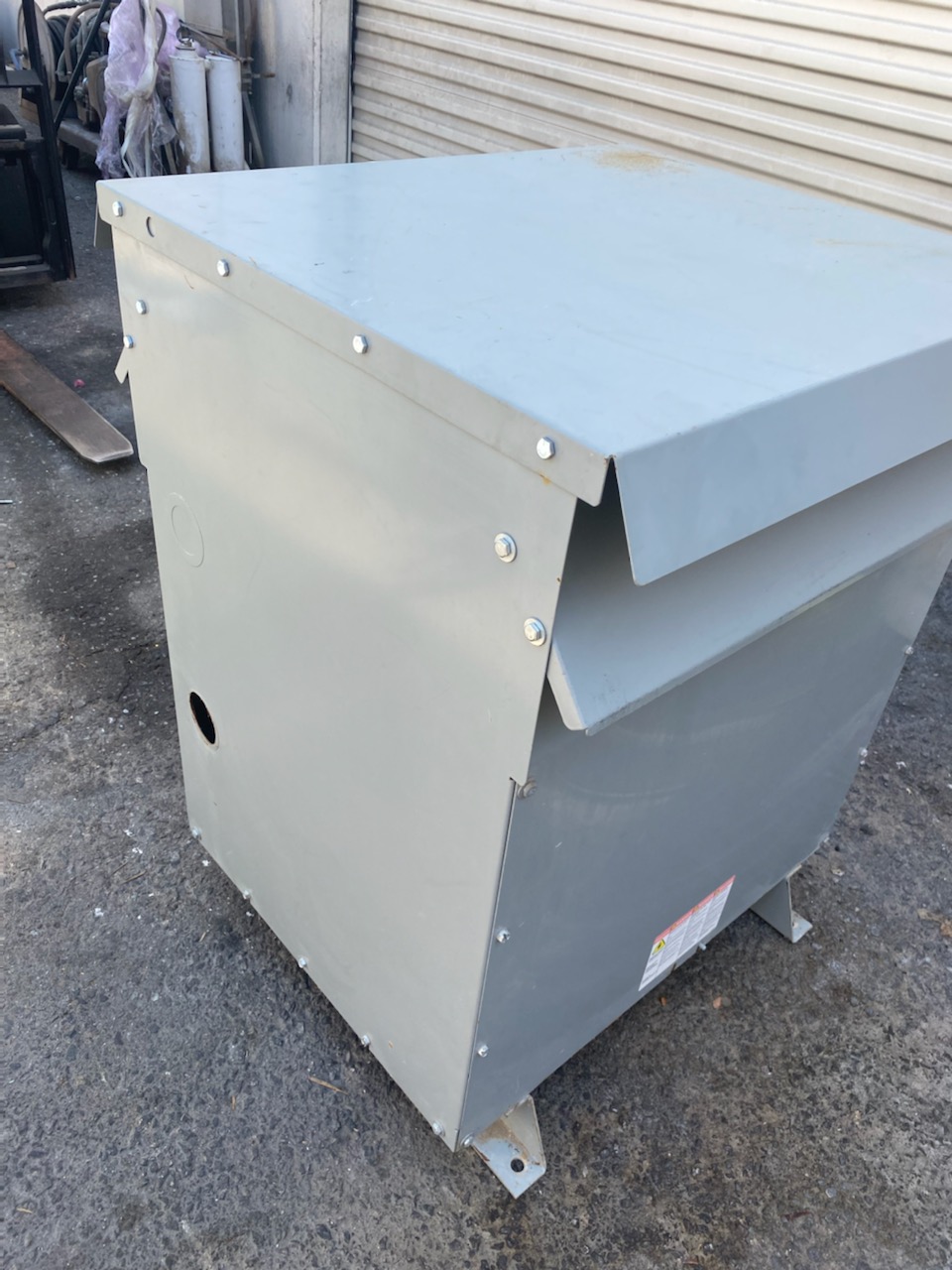 Dry type transformer purchased as surplus